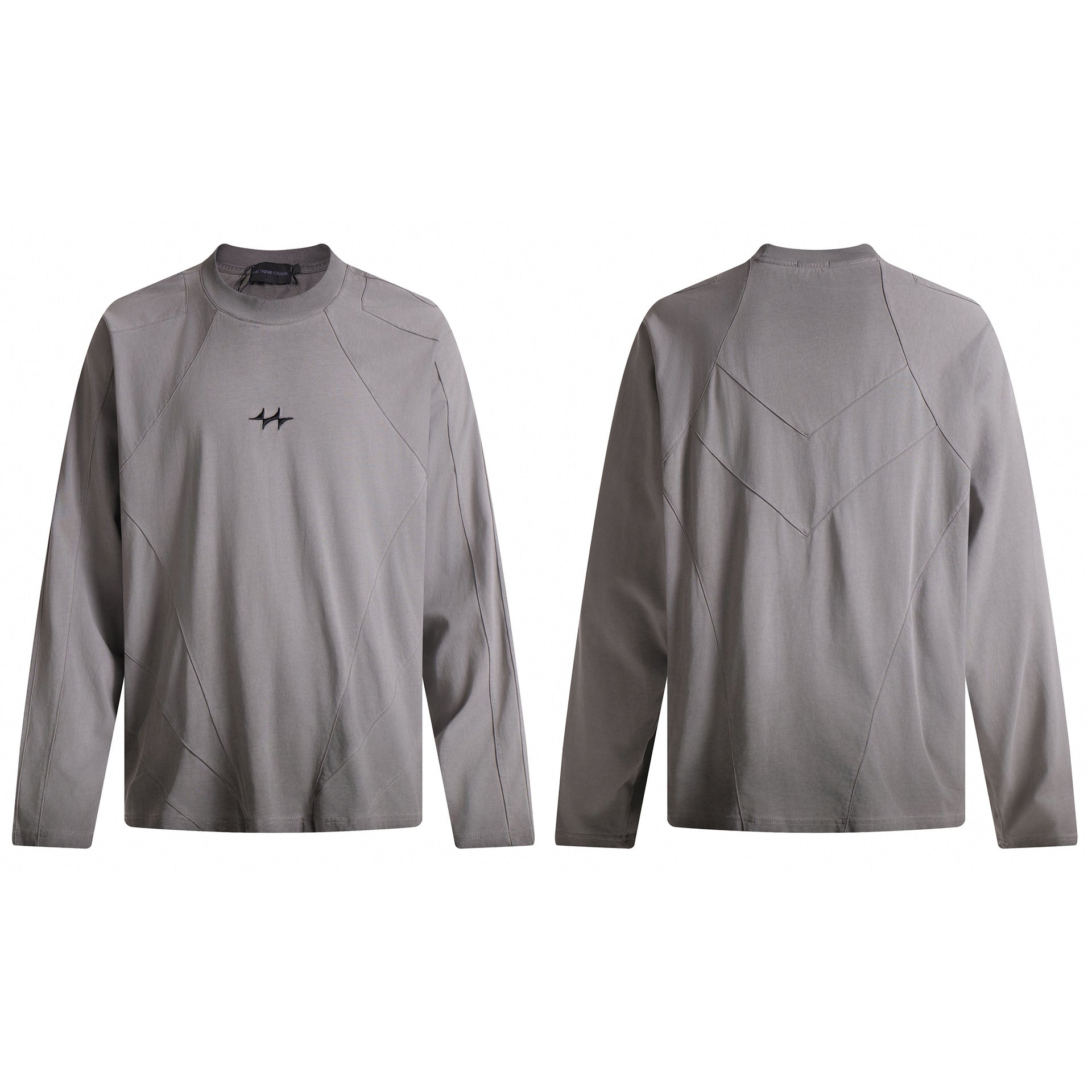 Splicing fringed hoodie for men