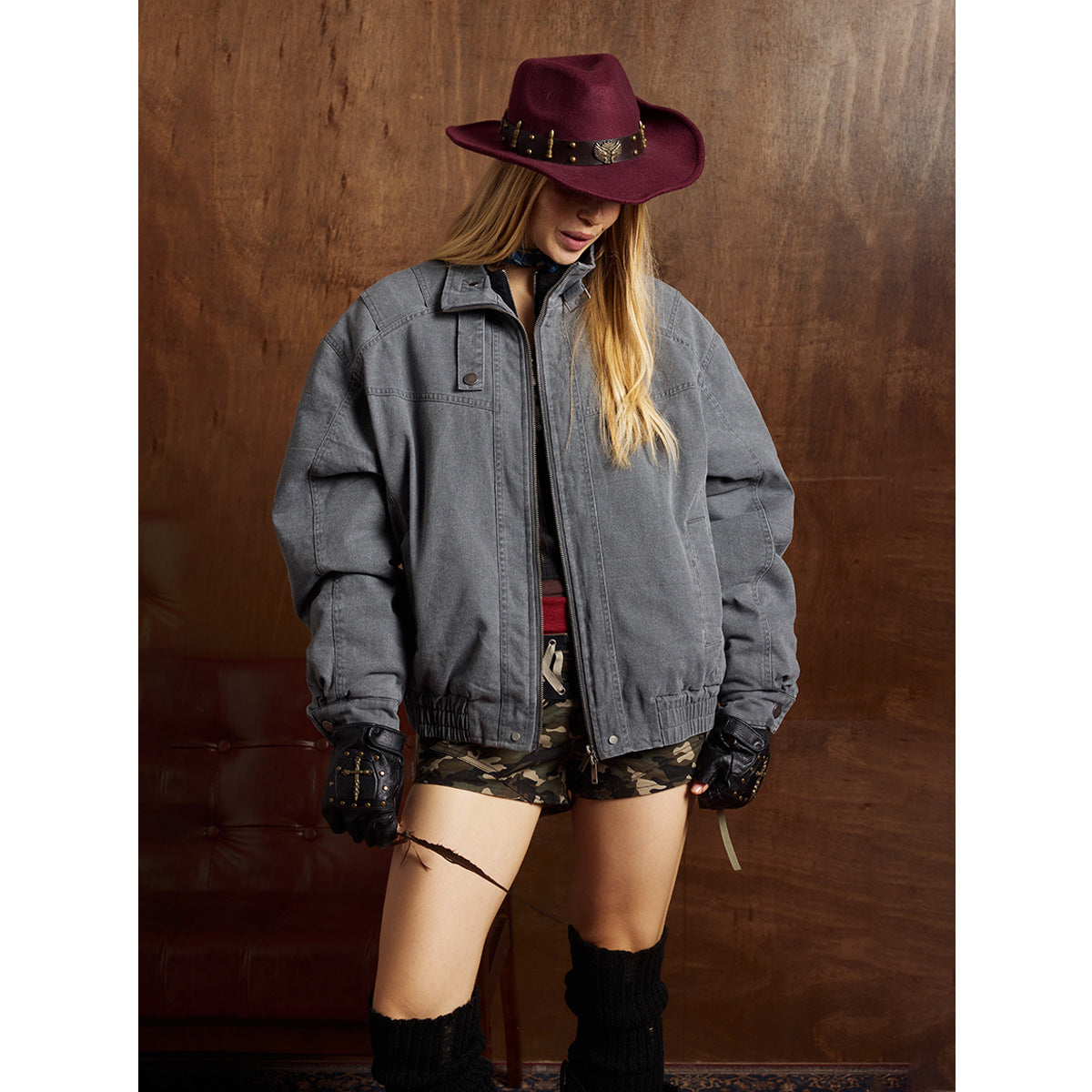 Washing workwear with cotton jacket and cotton jacket