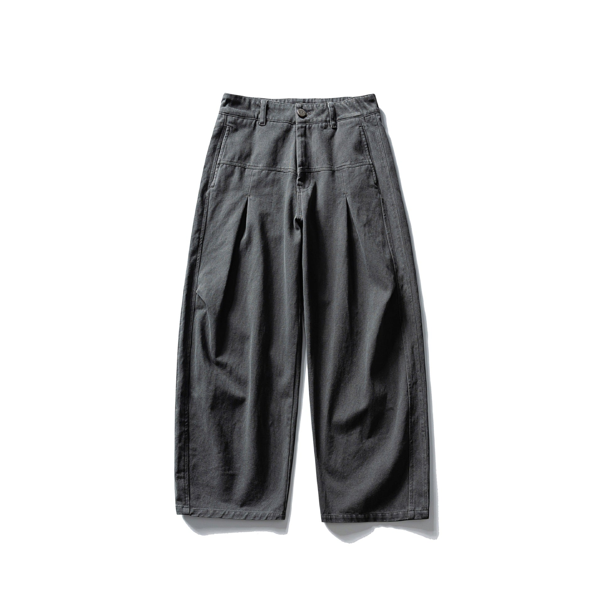 Distressed Straight Leg Cargo Pants Long Trousers