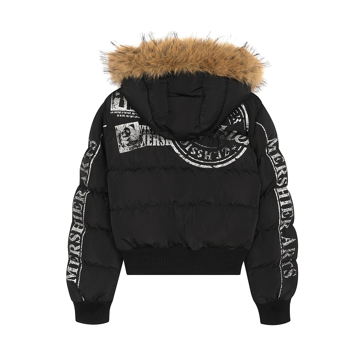 Hooded cotton jacket