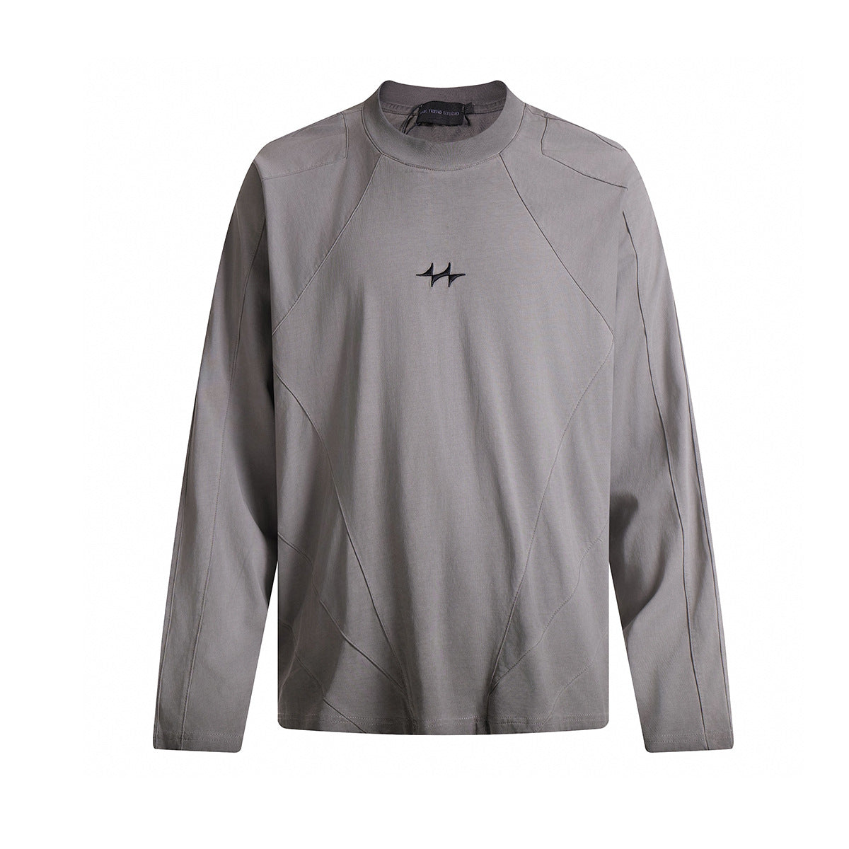 Splicing fringed hoodie for men