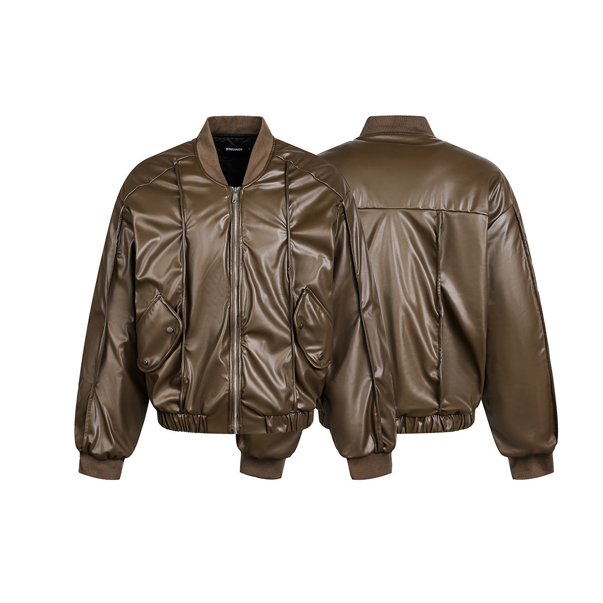 Leather jacket motorcycle cotton coat jacket