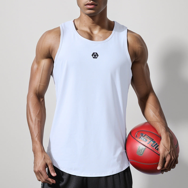 Loose quick drying thin sleeveless track and field training suit marathon vest