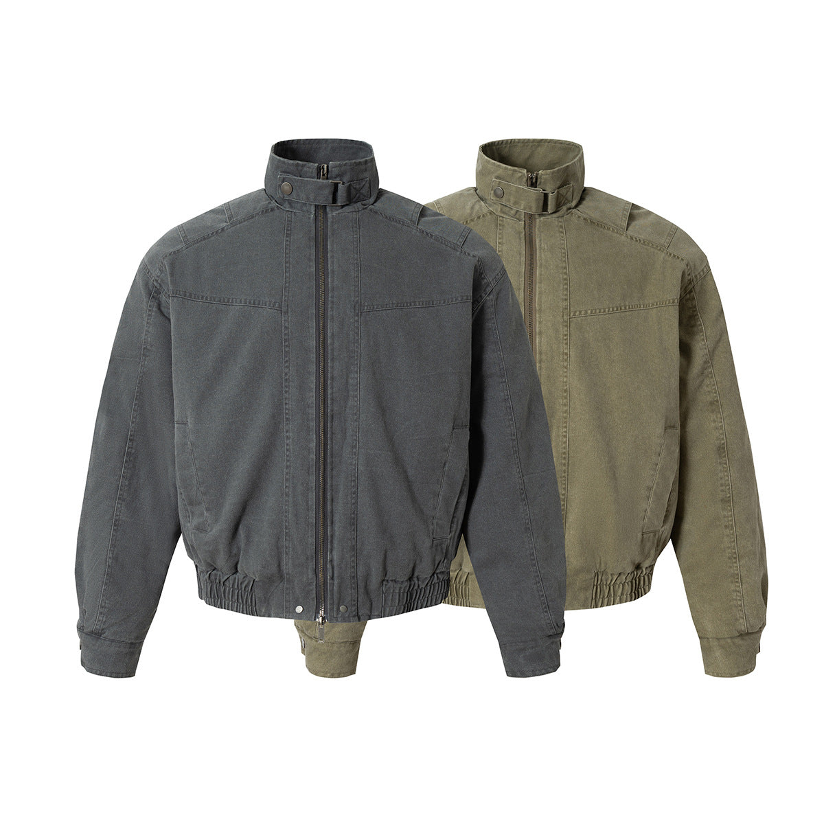 Washing workwear with cotton jacket and cotton jacket