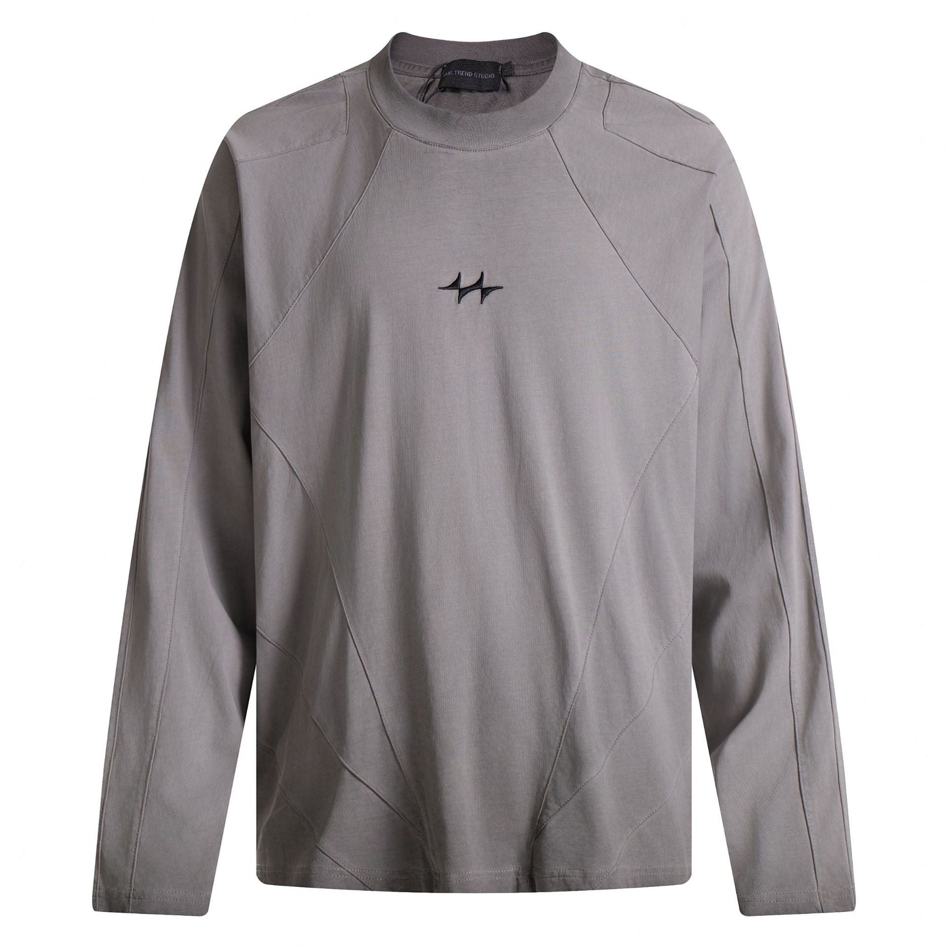 Splicing fringed hoodie for men