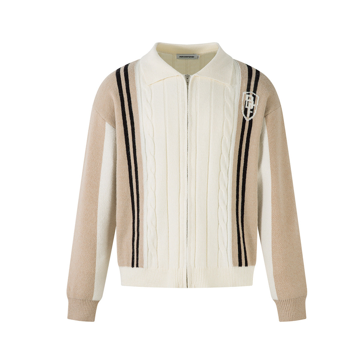 Striped knitted sweater