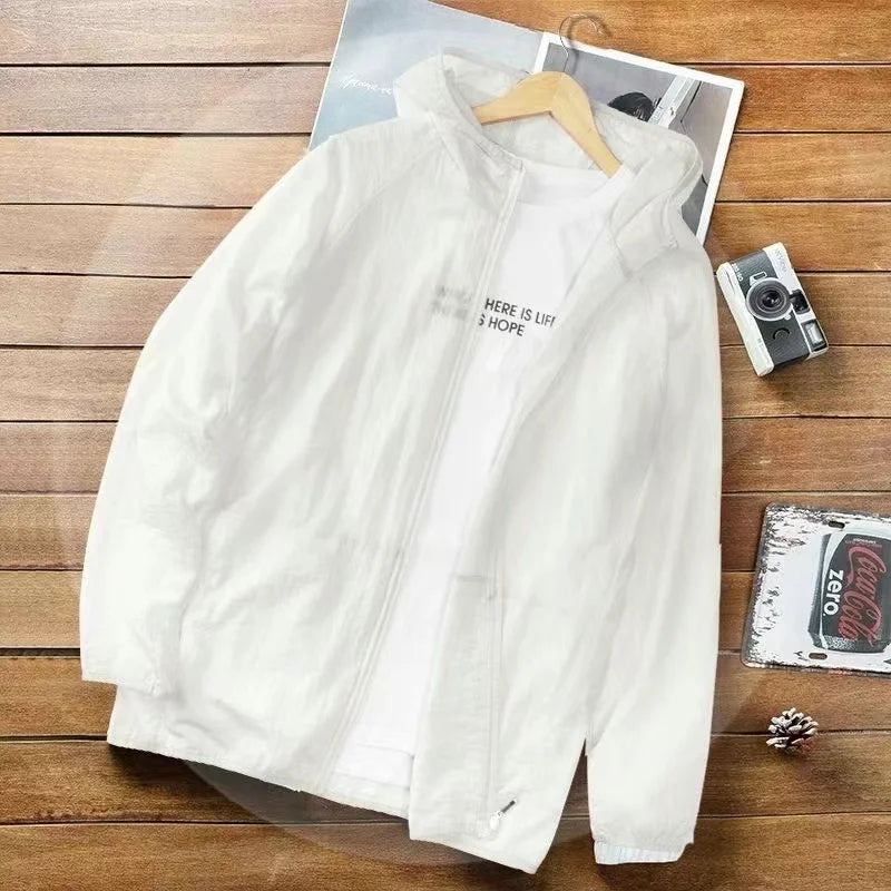 Quick Dry Breathable Sunscreen Coat Women Men Lightweight Coats for Running Camping Hiking Traveling UV Protection Thin Jackets